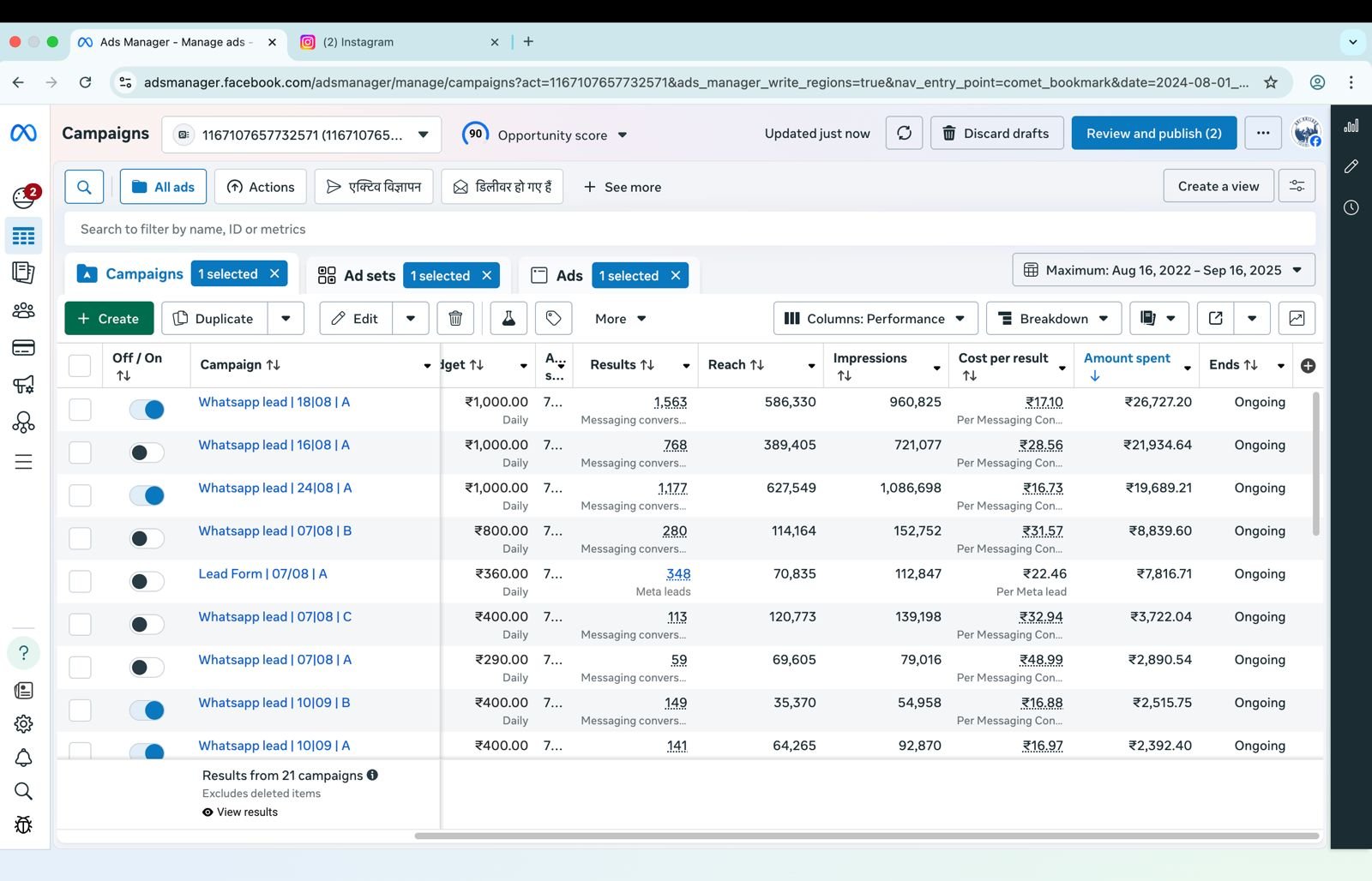 Meta Ads Portfolio